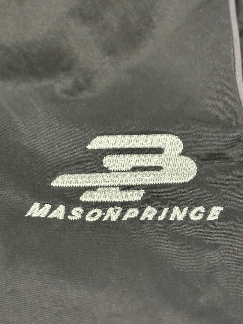 MASONPRINCE ルーズフィットサイドライン トラックパンツ シャカシャカ