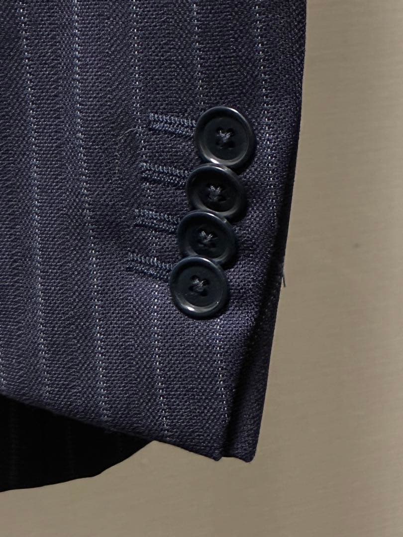 SHIPS シップス 日本製 リングヂャケット ネイビー スーツ サイズ46