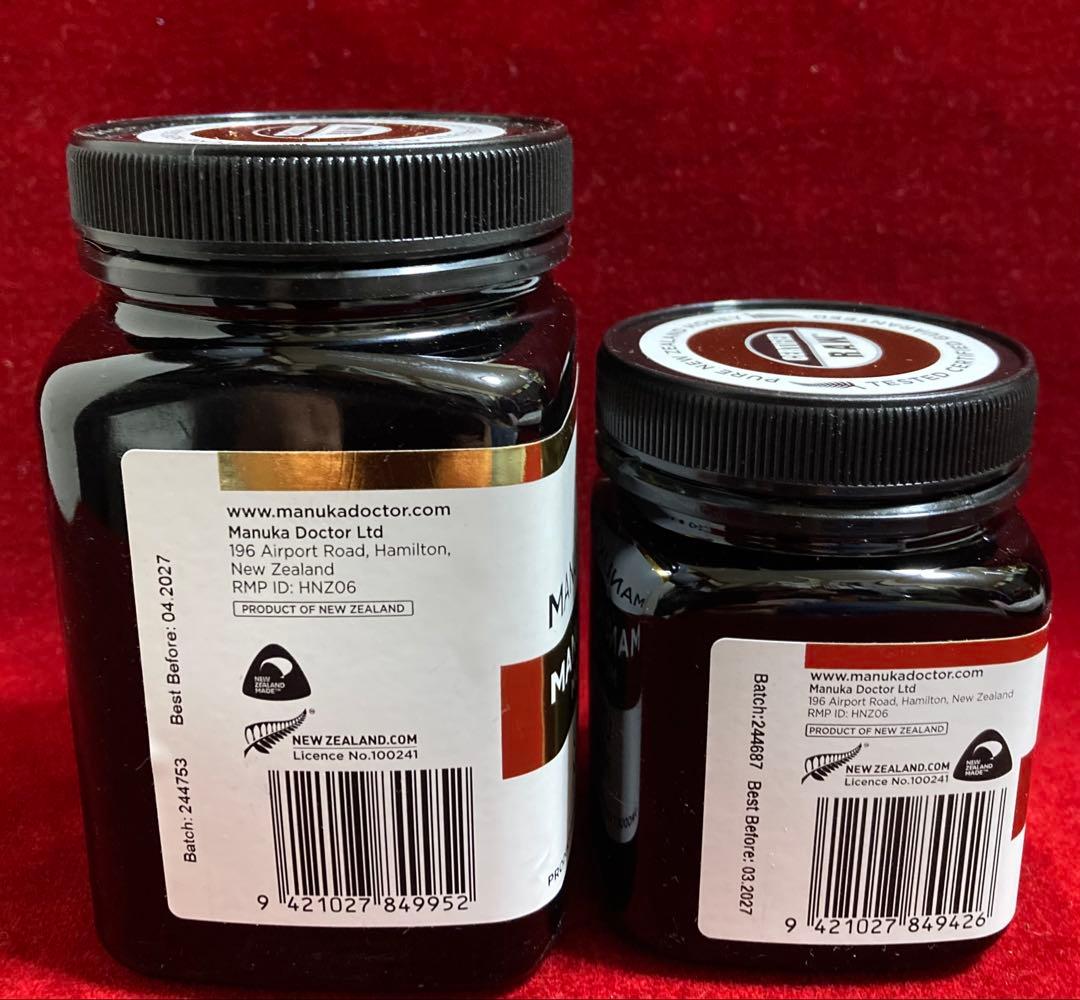 マヌカハニー MGO460+ 500g& 110+ 250g マヌカドクター