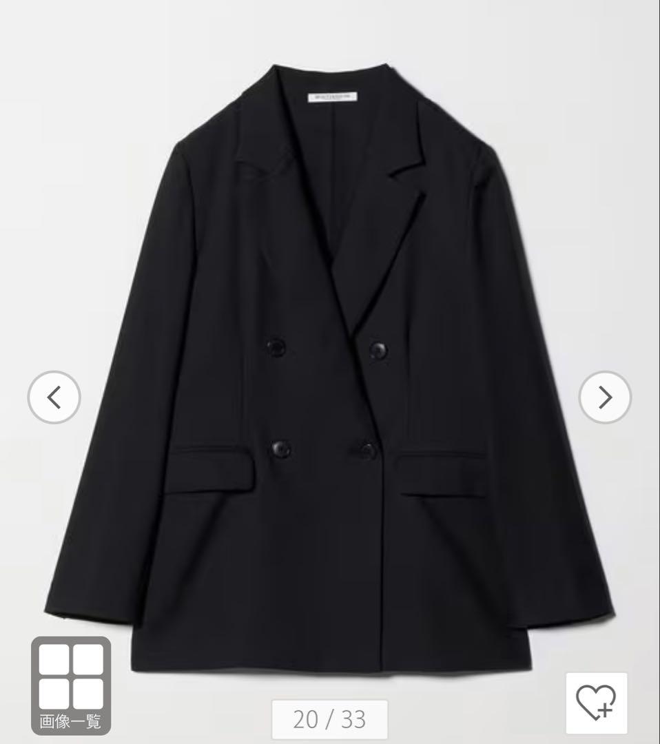 1/26までのお値下げ⭐︎リネンライク ダブルジャケット