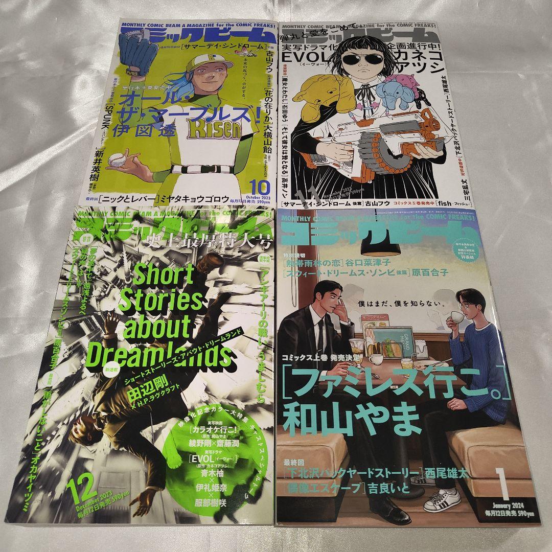 月刊コミックビーム 2023年2月号 - 2024年1月号 まで