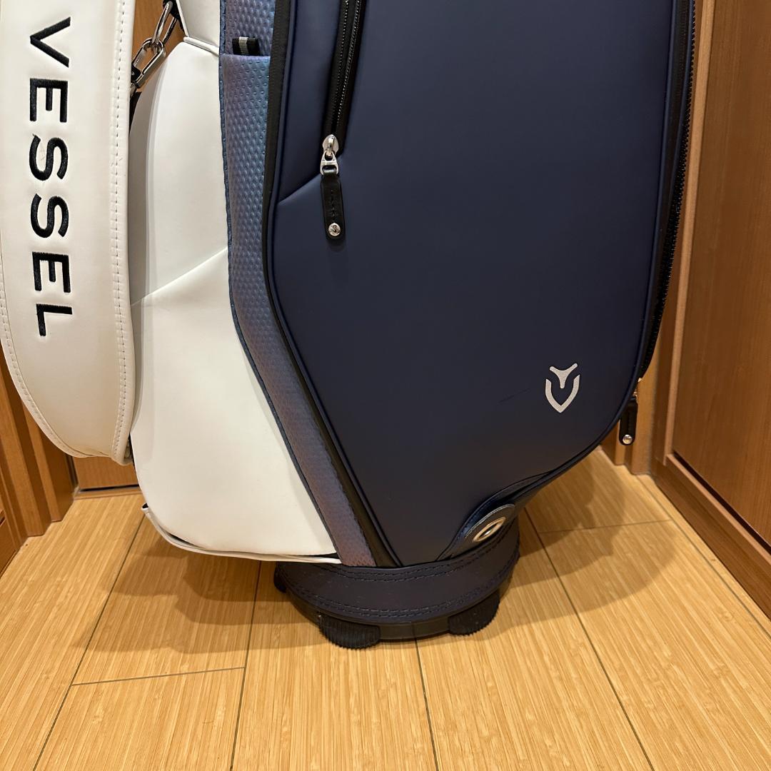 【美品】VESSEL Lux 7キャディバッグ 9型 IRIDIUM コースト