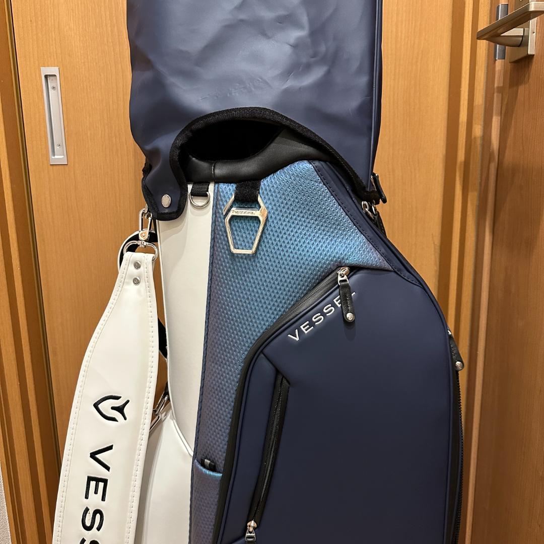 【美品】VESSEL Lux 7キャディバッグ 9型 IRIDIUM コースト