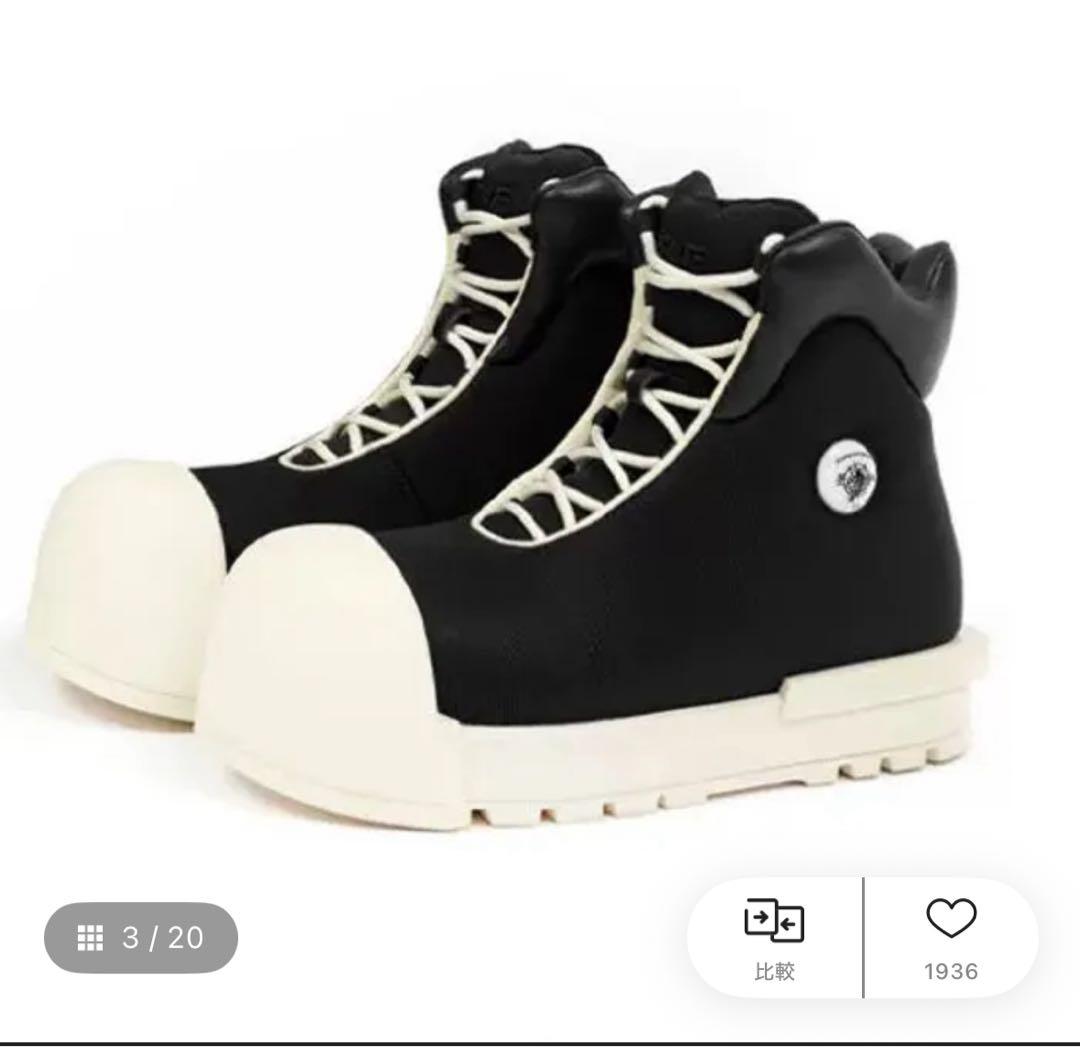 FVVO*日本未入荷 ROCKSTA 厚底ハイトップ/ボリュームスニーカー