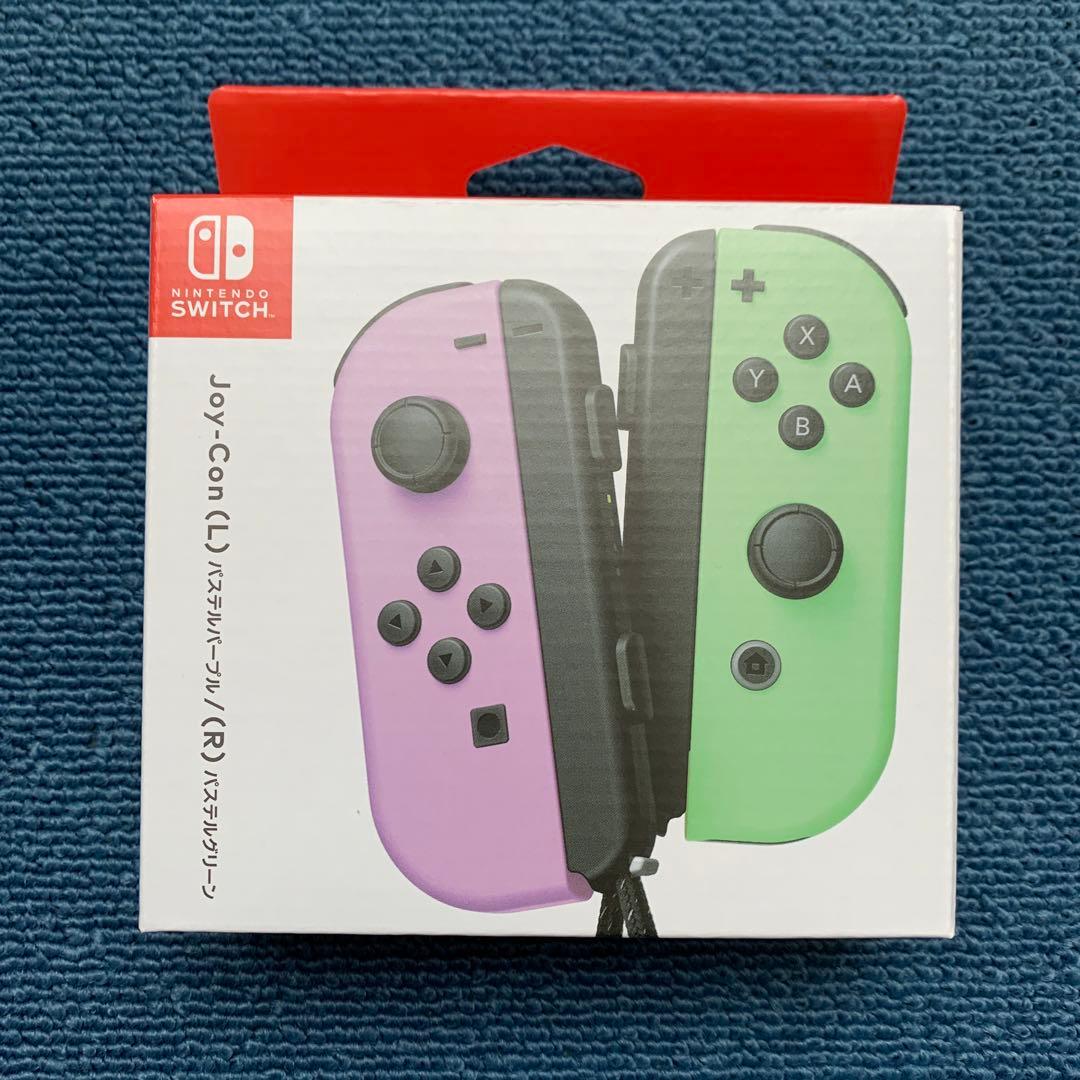Nintendo Switch Joy-Con (L)パステルパープル (R)…