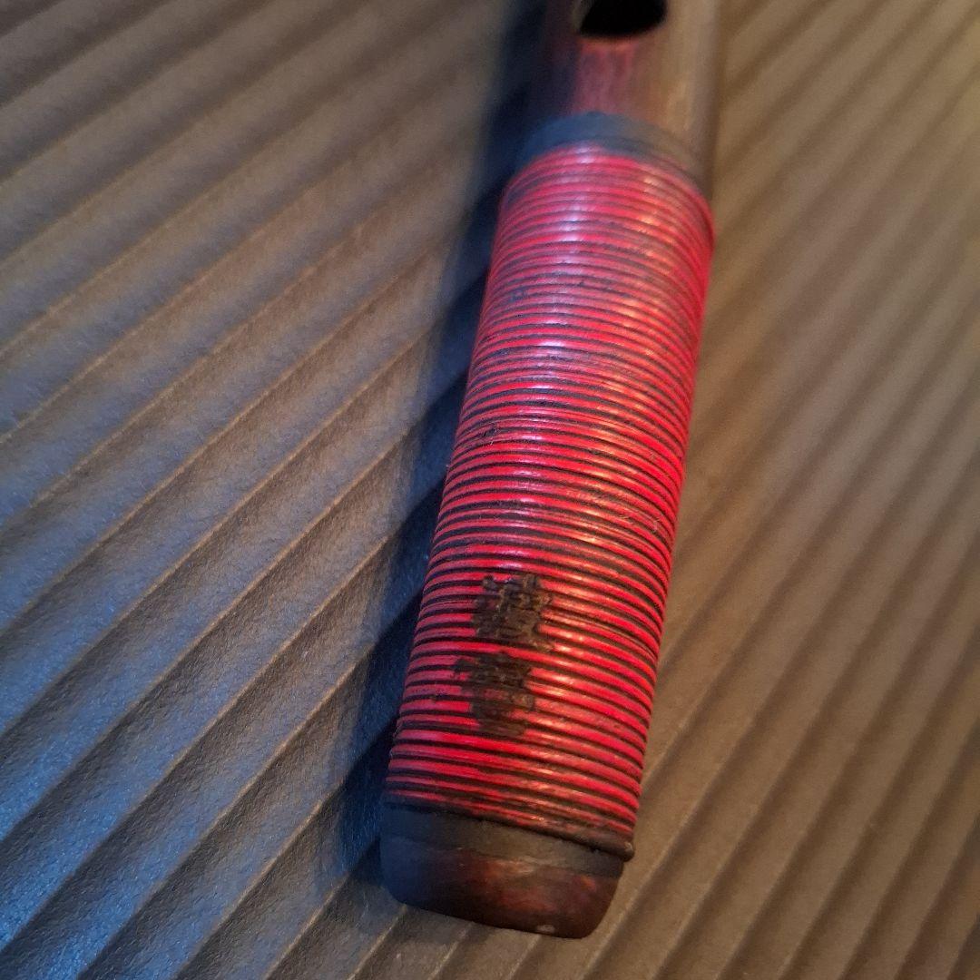 篠笛　古典調　7穴　5本調子　天地胴巻き　超鐵仕様