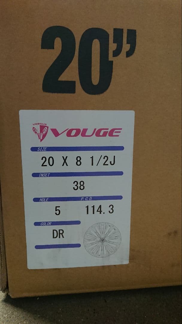 レイズ　ヴォウジェ　２０インチ　１本のみ