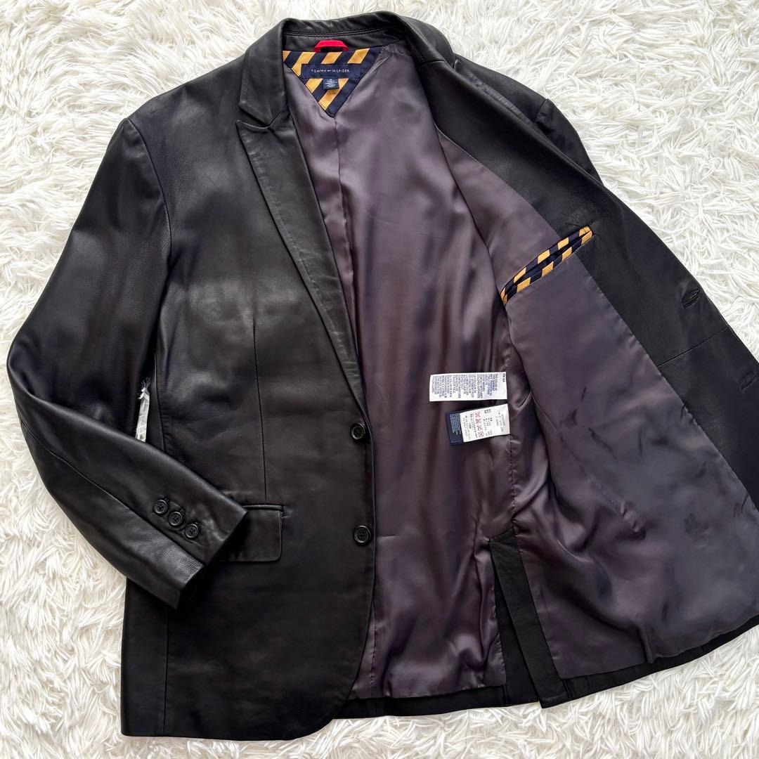 pippi さん専用Lサイズ相当 ラムレザー羊革 トミーヒルフィガー テーラード