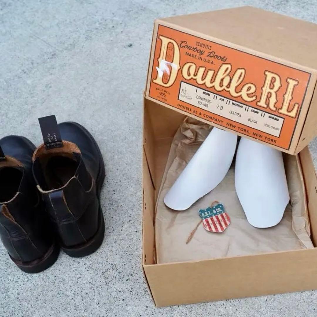 ミ*ン様 RRL サイドゴアブーツ ダブルアールエル ラルフローレン チェルシー