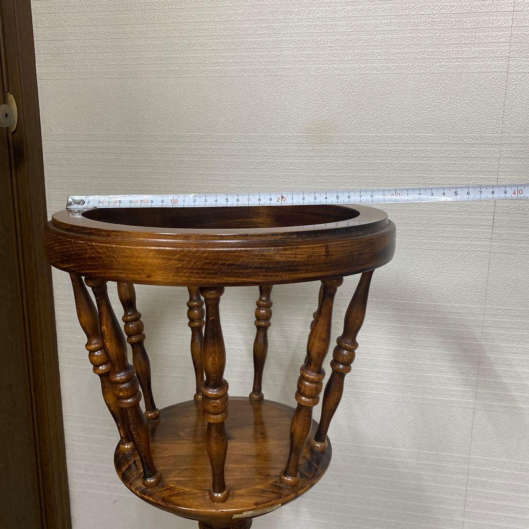 ドマン Demain フラワースタンド　アンティーク　イタリア製　スタンド　木製