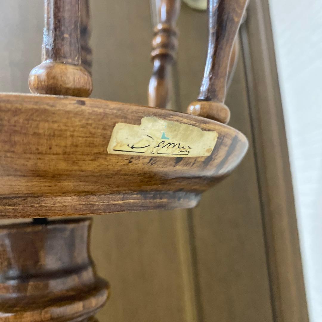 ドマン Demain フラワースタンド　アンティーク　イタリア製　スタンド　木製