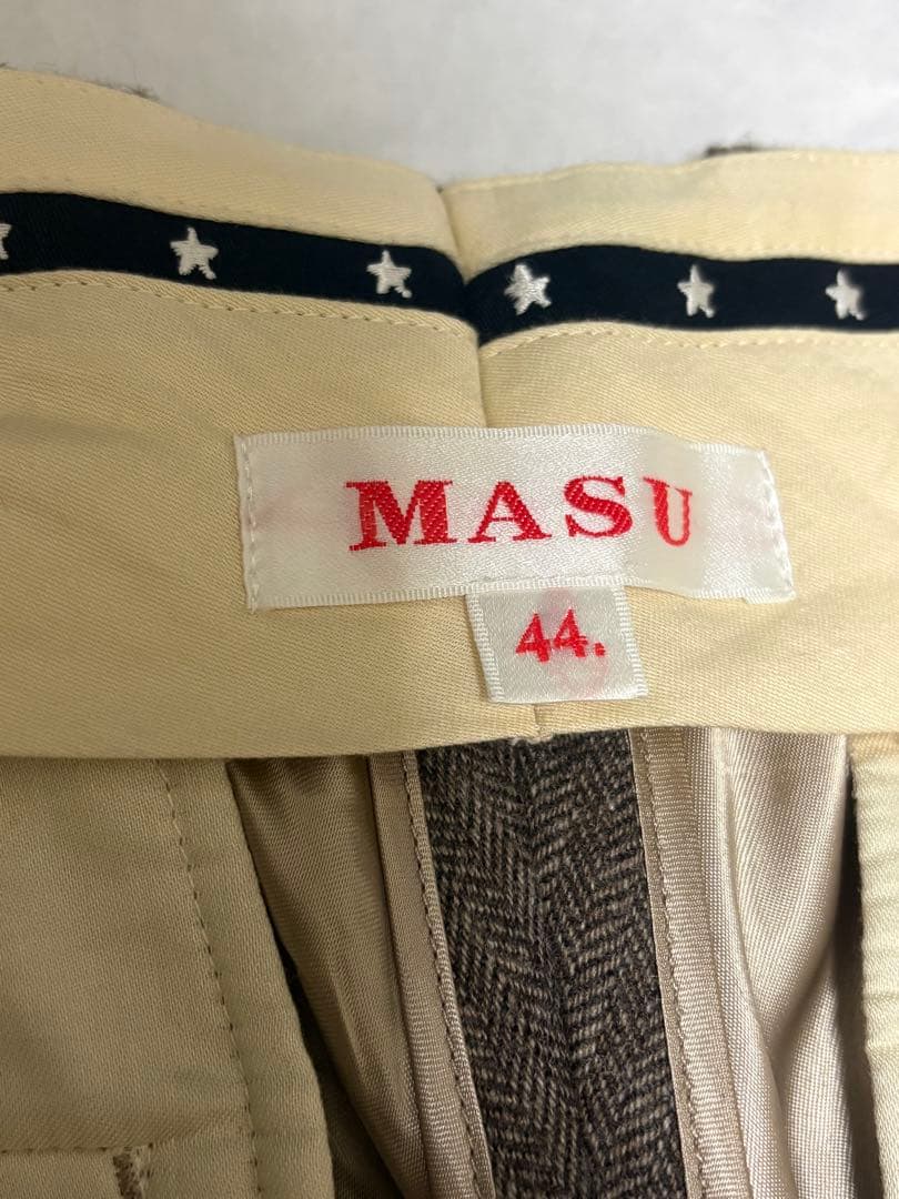 パンツ MASU 22AW CENTER SEAM TROUSERS(MOCHA)