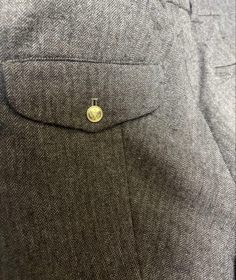 パンツ MASU 22AW CENTER SEAM TROUSERS(MOCHA)