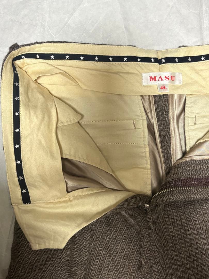 パンツ MASU 22AW CENTER SEAM TROUSERS(MOCHA)