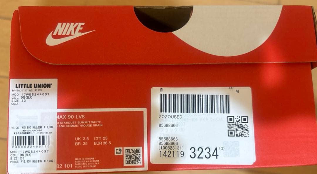 ナイキエアマックスNike Air Max 90 LV8 / ホワイトピンク23