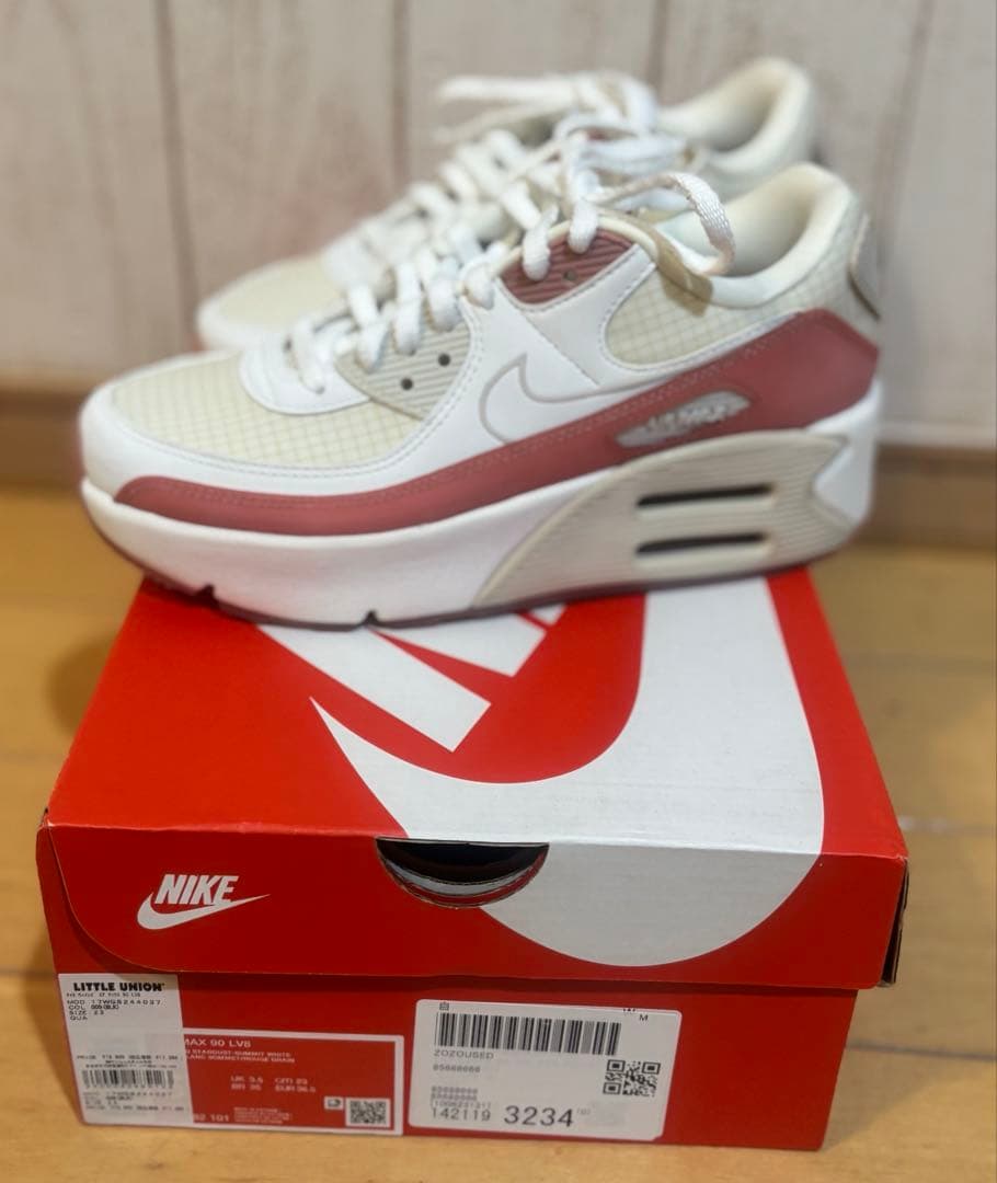 ナイキエアマックスNike Air Max 90 LV8 / ホワイトピンク23