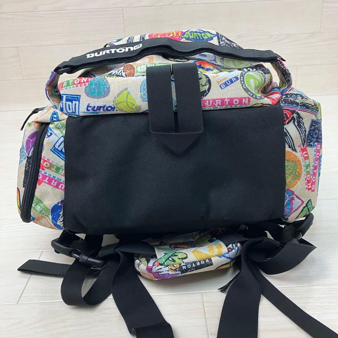 BURTON バートン バックパック リュック 多機能 総柄 ステッカー柄