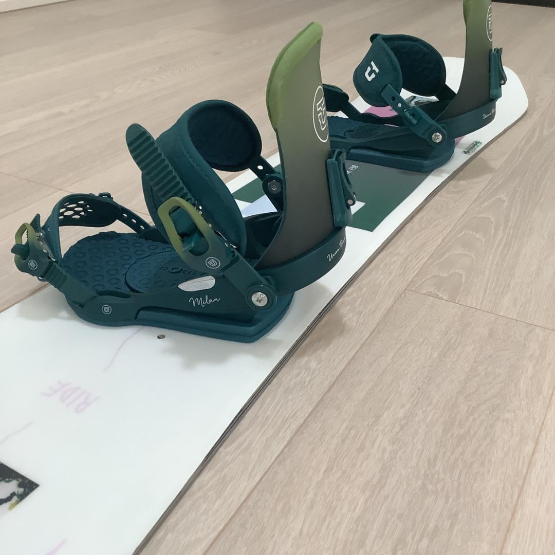 069RIDE138UNIONレディーススノーボード初心者やグラトリ向きセット