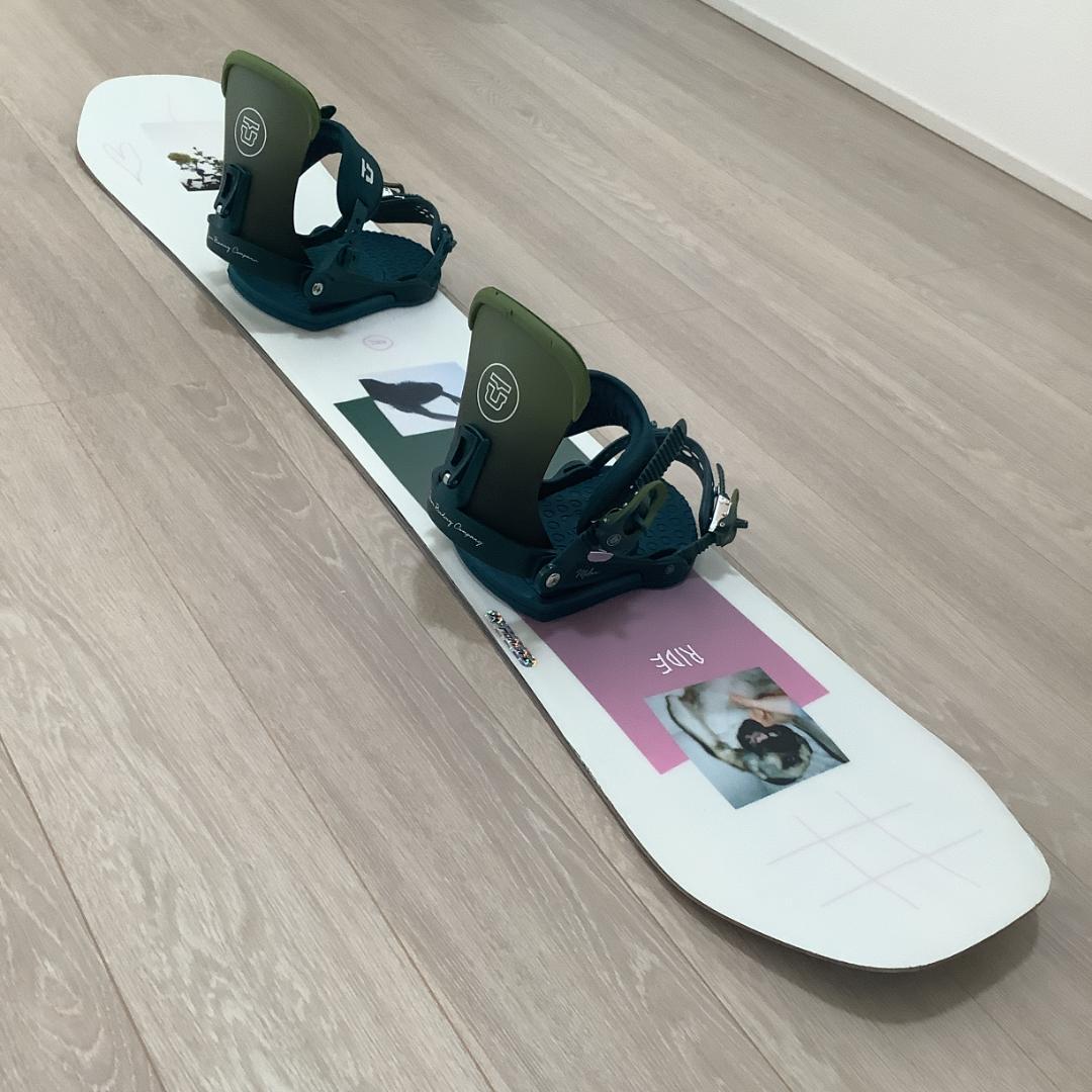069RIDE138UNIONレディーススノーボード初心者やグラトリ向きセット