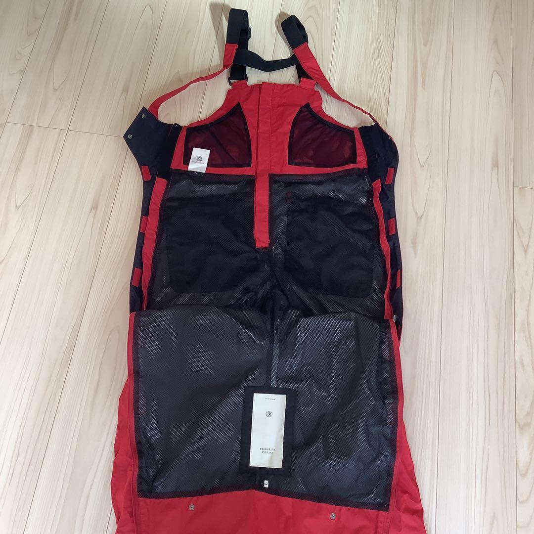 064UNFUDGEアンファッジ　メンズスノーボードウェアーセットアップビブパン