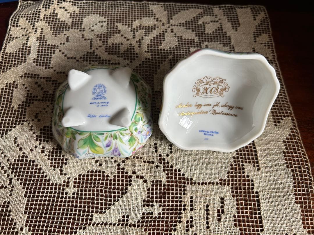 ヘレンド　センチュリーボックス　フォーシーズン