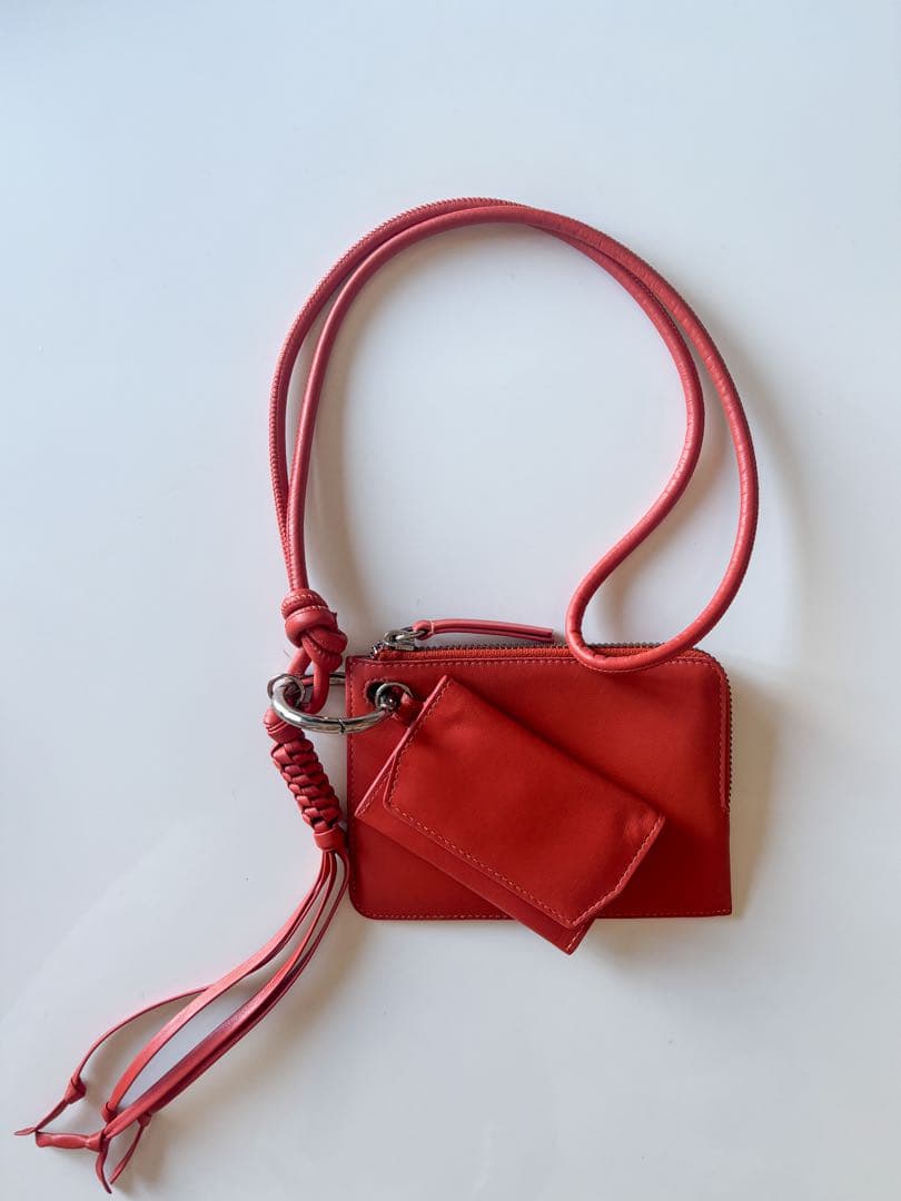 22SS DRIES VAN NOTEN ネックストラップ レザーバッグ