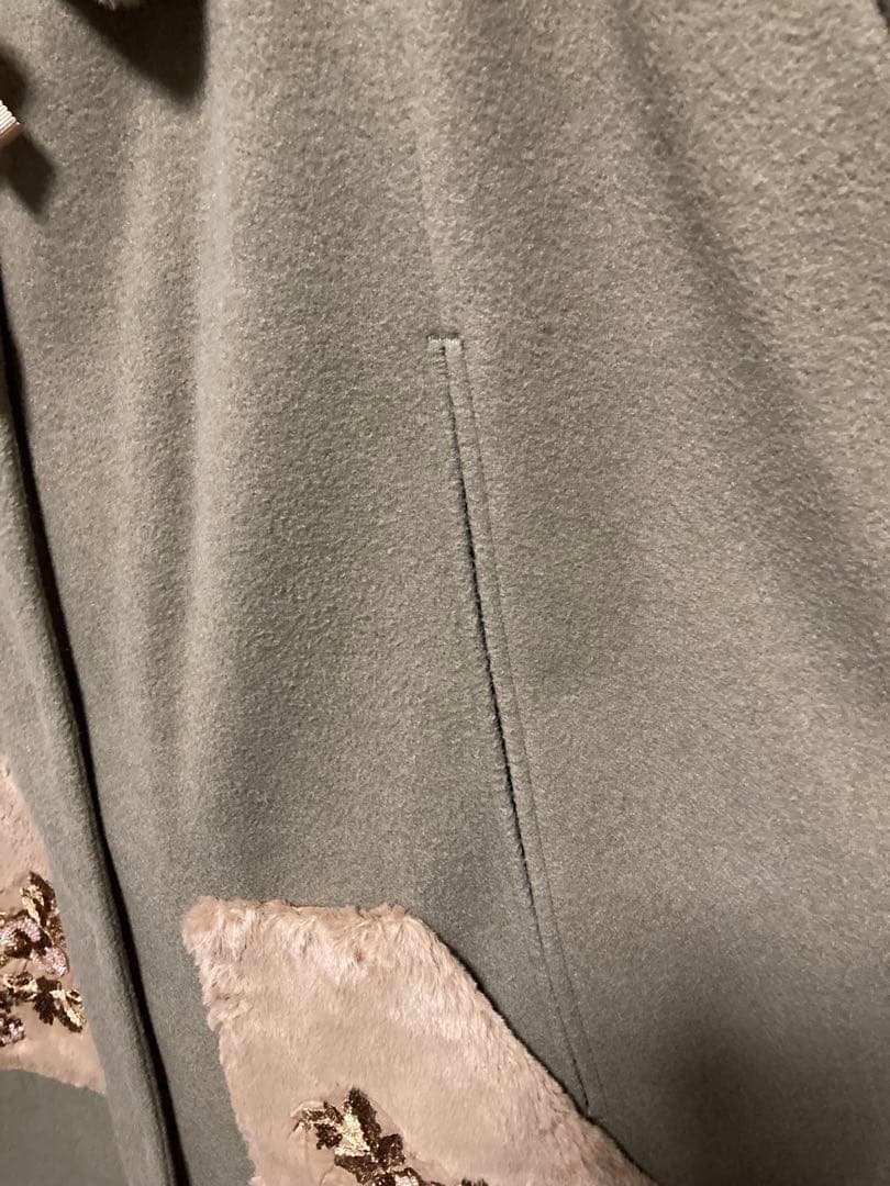 最終お値下げ【美品】スーパービューティ ポンチョコート　サイズ44