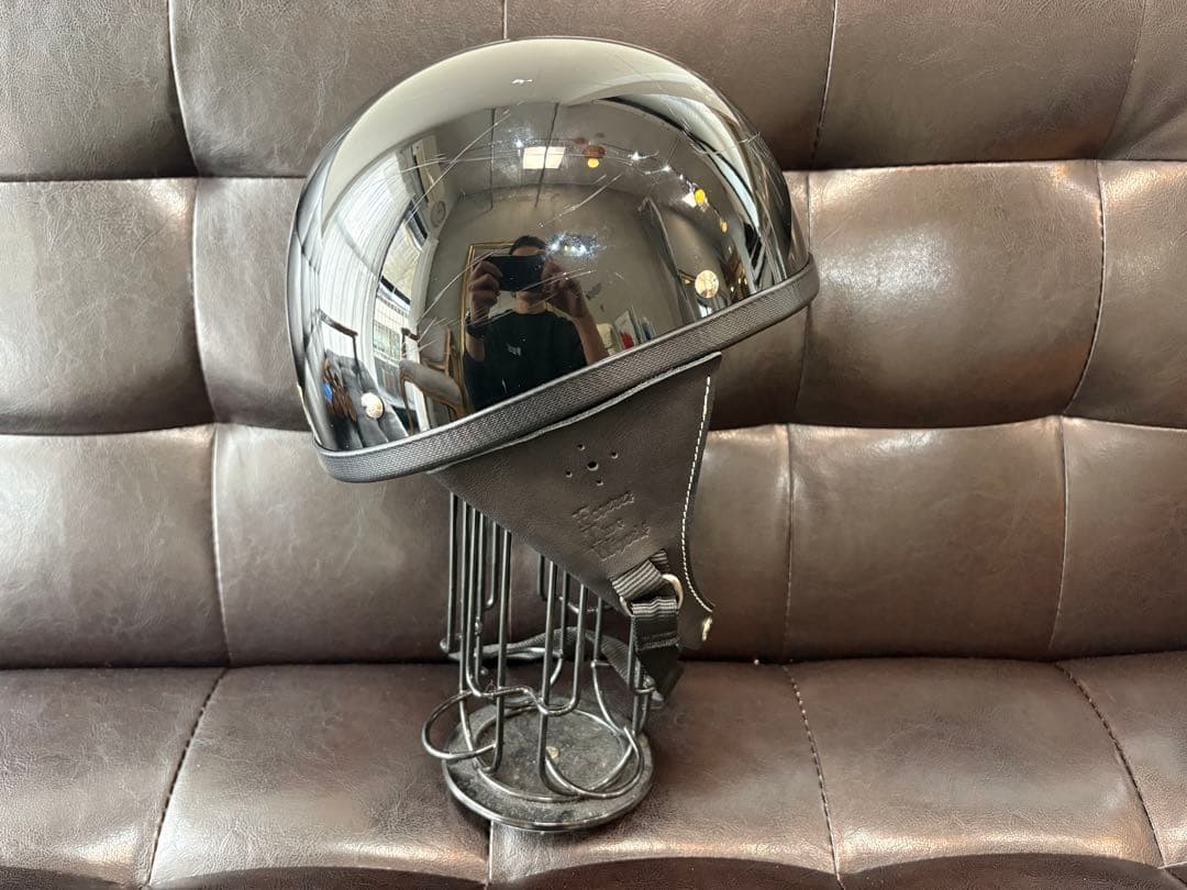 TT&COイーグルロード半ヘルメット本革イヤーカバーSET/ハーレーベルブコ