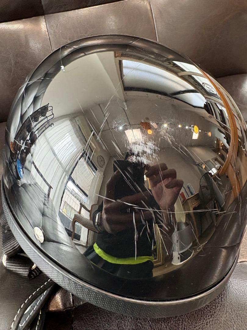 TT&COイーグルロード半ヘルメット本革イヤーカバーSET/ハーレーベルブコ