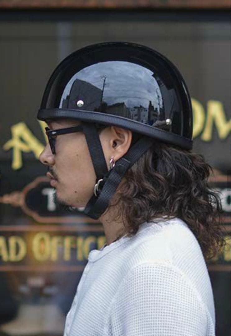 TT&COイーグルロード半ヘルメット本革イヤーカバーSET/ハーレーベルブコ