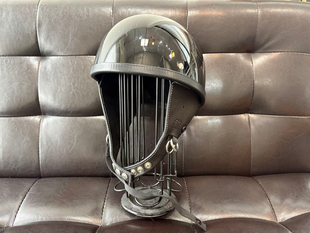 TT&COイーグルロード半ヘルメット本革イヤーカバーSET/ハーレーベルブコ