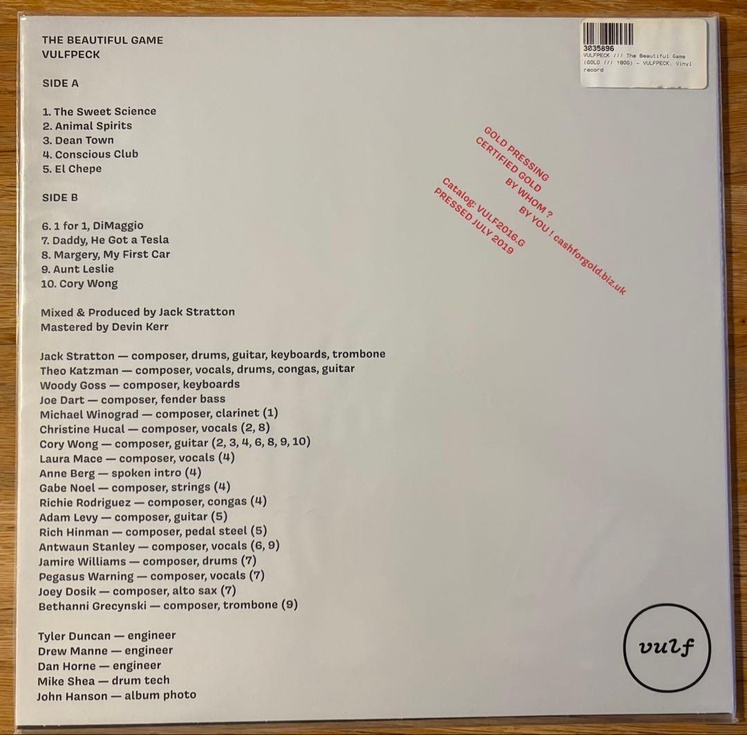 【 Vulfpeck】The Beautiful Game LP