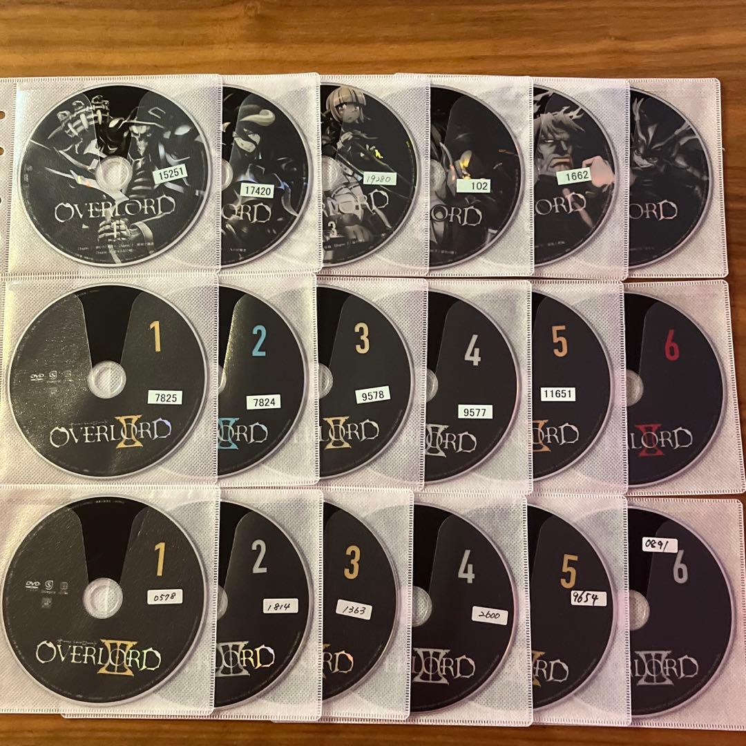 オーバーロード 1期＋2期＋3期　DVD 18枚　全巻セット