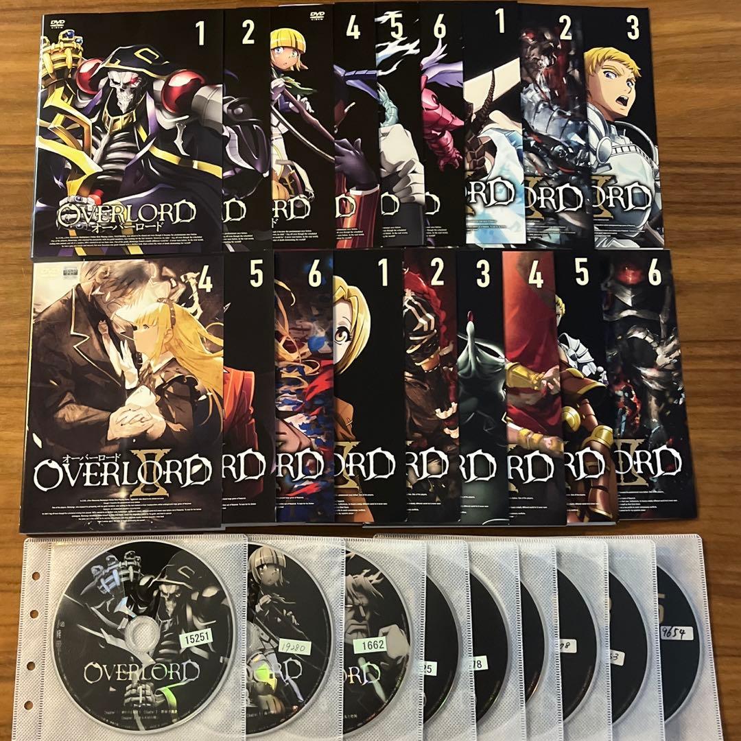 オーバーロード 1期＋2期＋3期　DVD 18枚　全巻セット