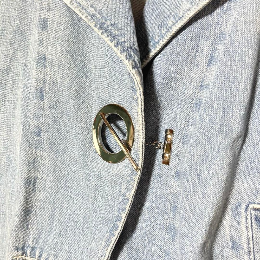 【UN3D】希少品✨アシンメトリーデニムジャケット ダメージ加工 石原さとみ着用