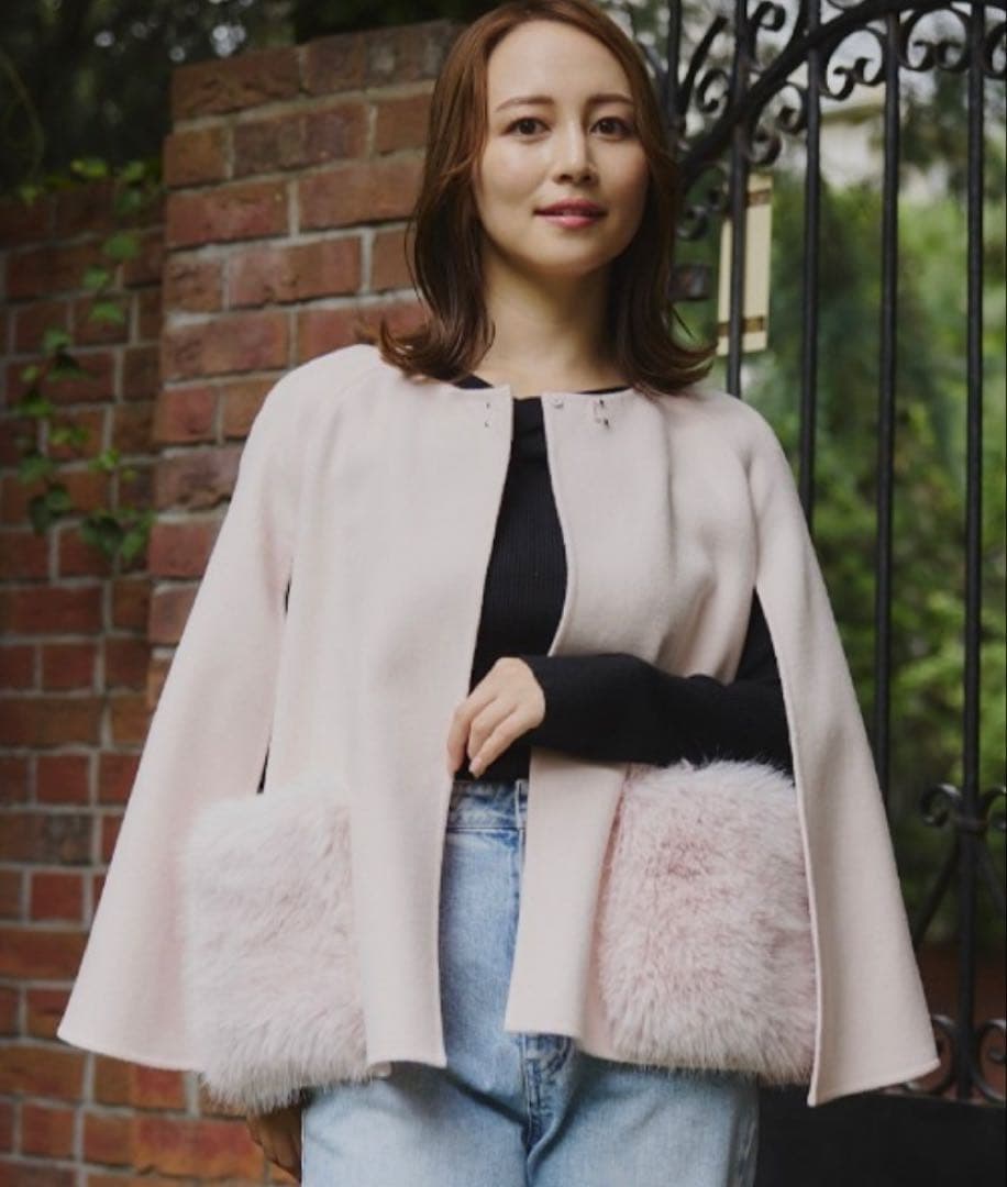 ★新品未使用　CELFORD セルフフォード　ファーポケットケープジャケット