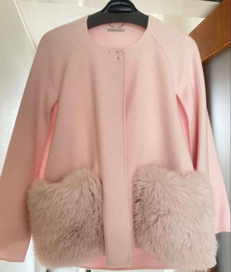 ★新品未使用　CELFORD セルフフォード　ファーポケットケープジャケット