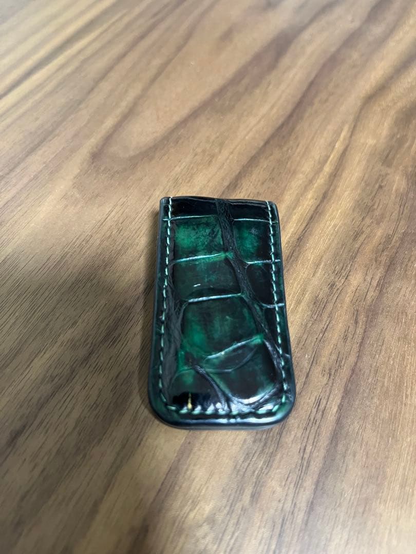 Berluti ベルルッティ アリゲーターレザー マネークリップ