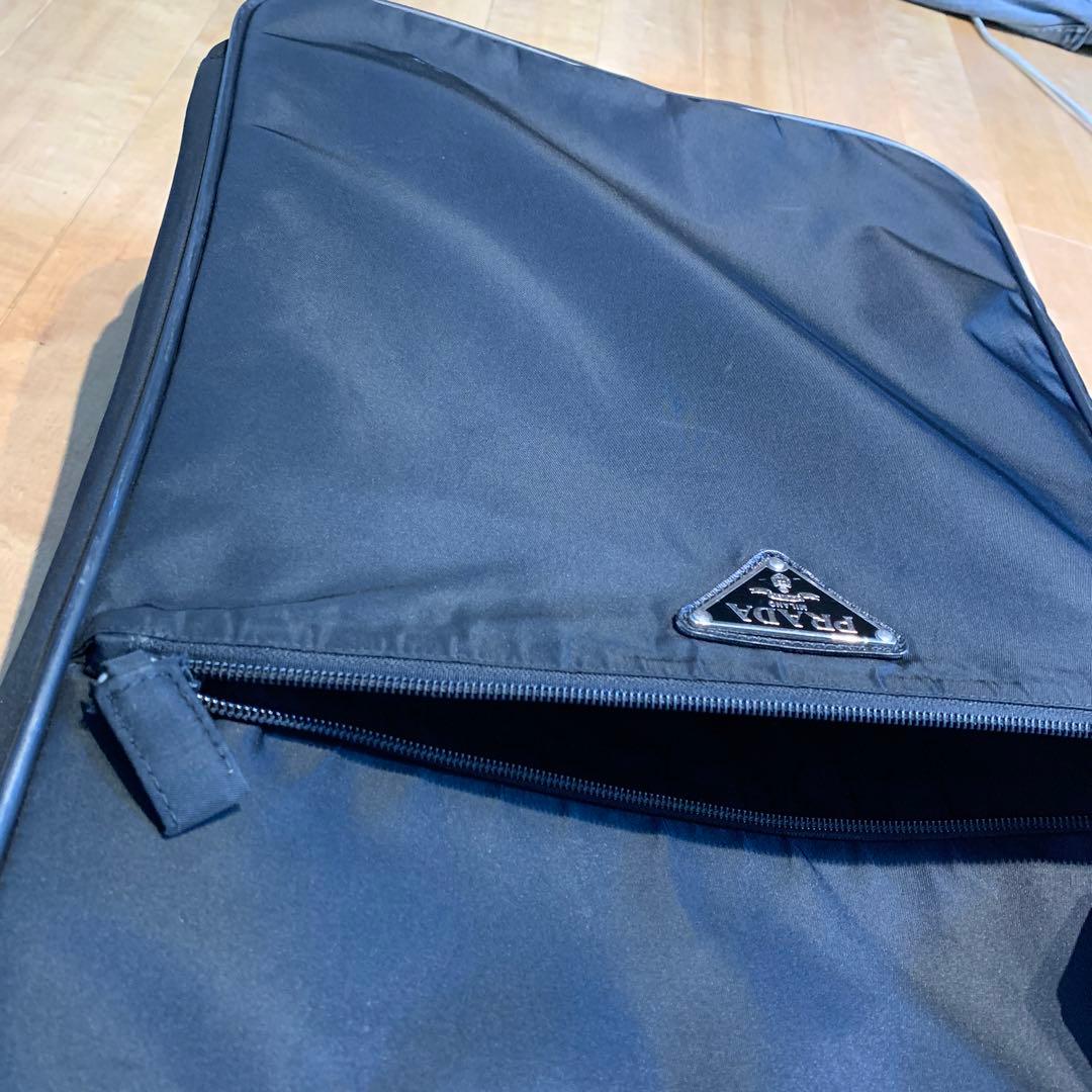 junko 　　PRADA 黒 ナイロン キャリーケース