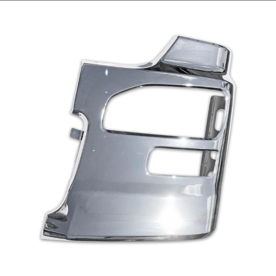 日産 UDトラックス クオン エアダム有メッキフロントバンパー サイド部分 左側