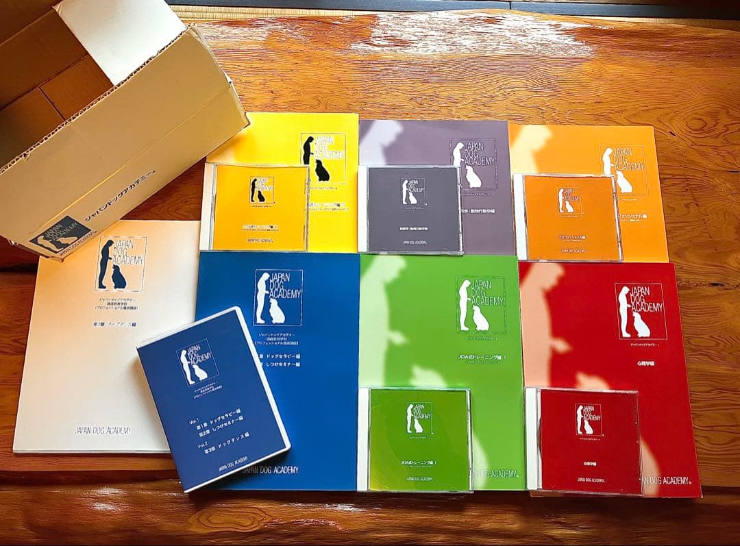 ジャパンドッグアカデミー通信教育学科教材【フルセット教本＆DVD】
