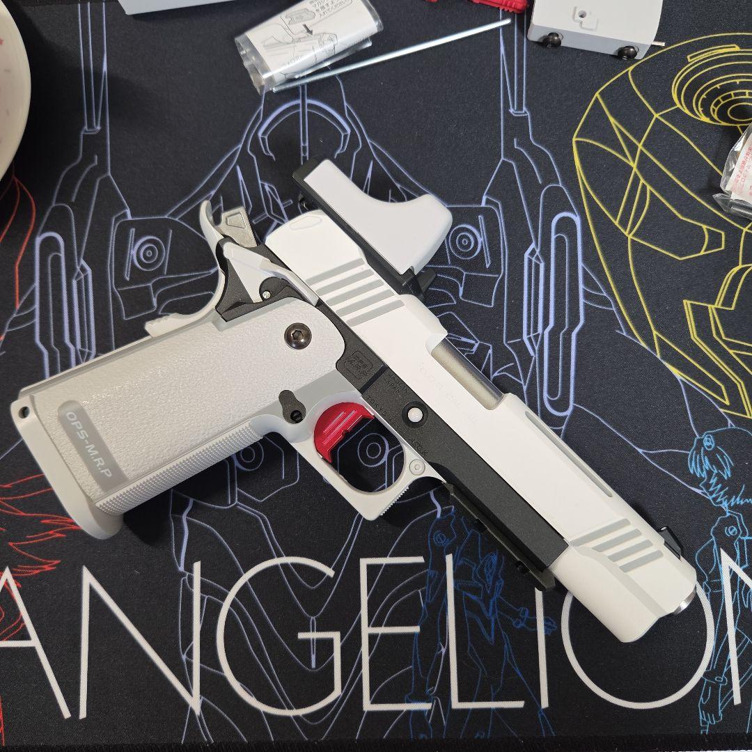 ハイキャパ ホワイト d.o.r 東京マルイ プロサイトホワイト施工済み セット