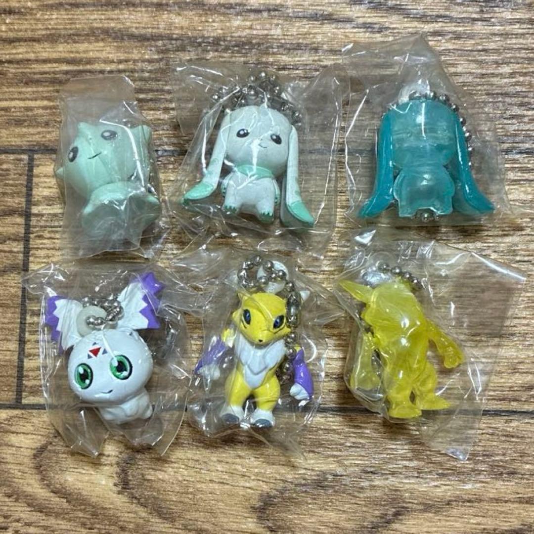 デジモンテイマーズ　フィギュアキーホルダー　2001年　レナモン　テリアモン　他