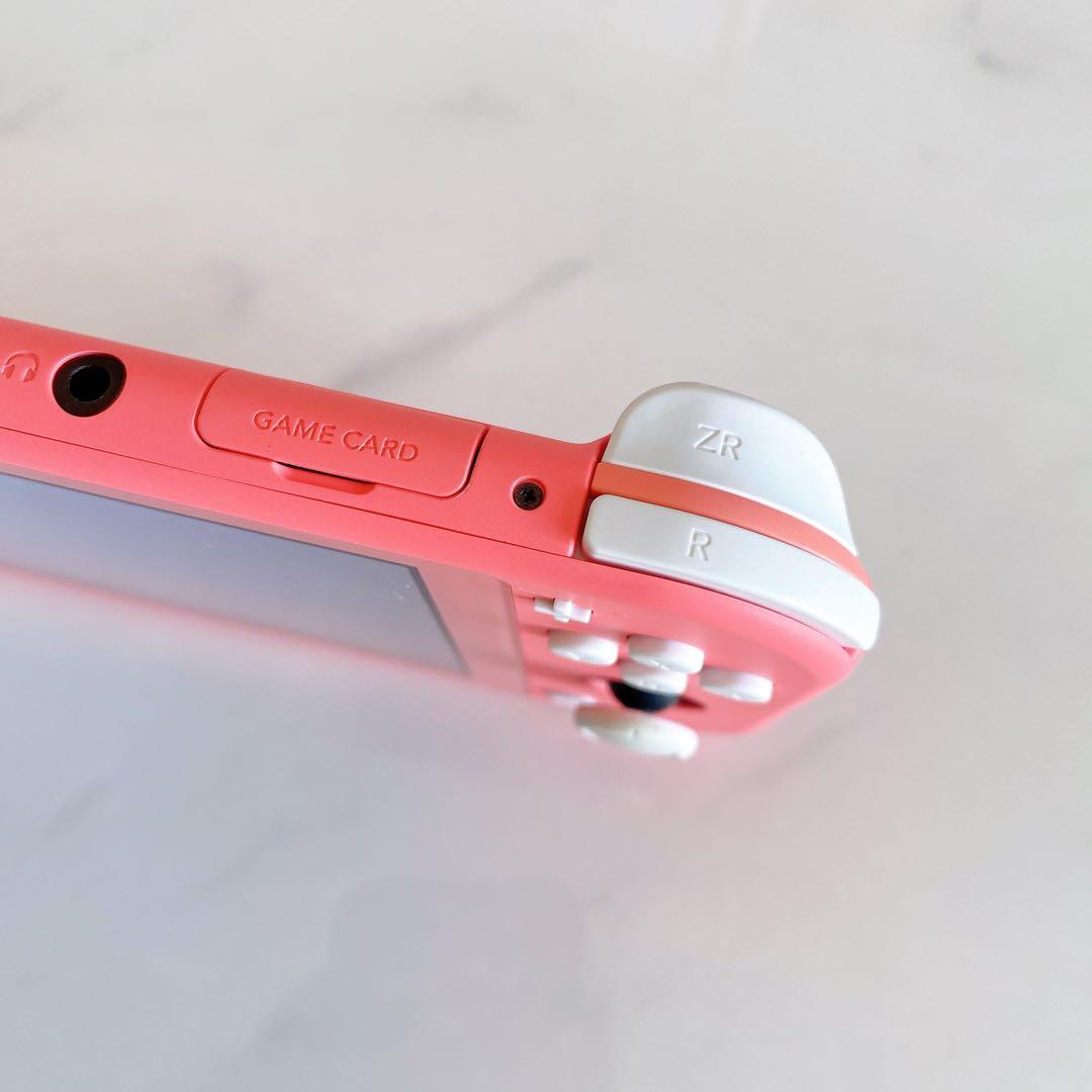 【動作確認済】任天堂 Switchライト コーラルピンク 箱付き