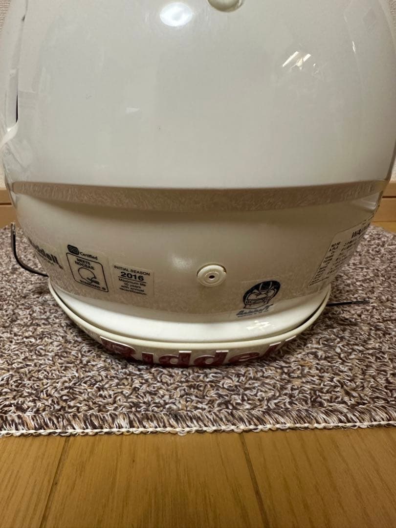 Riddell アメリカンフットボール ヘルメット ホワイト M