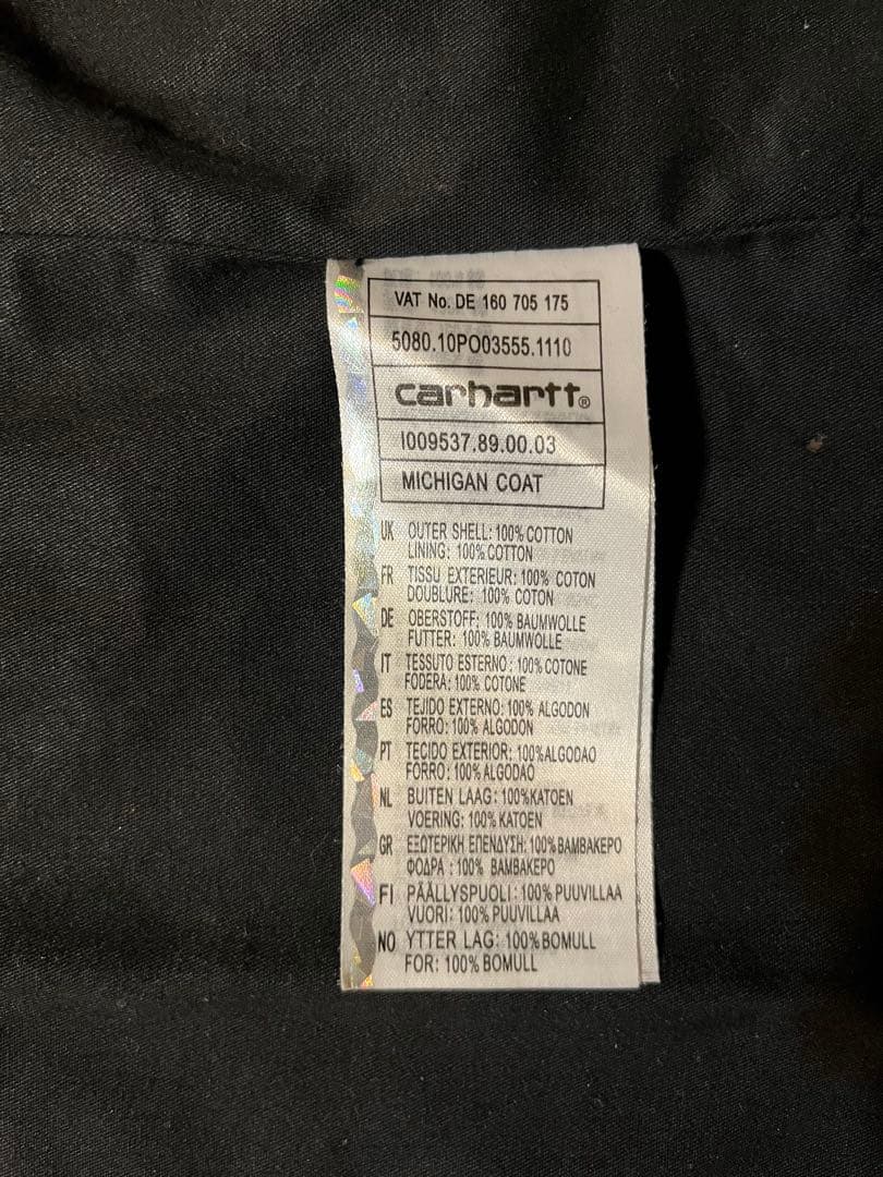 Carhartt MICHIGAN COAT カバーオール　オイルドジャケット