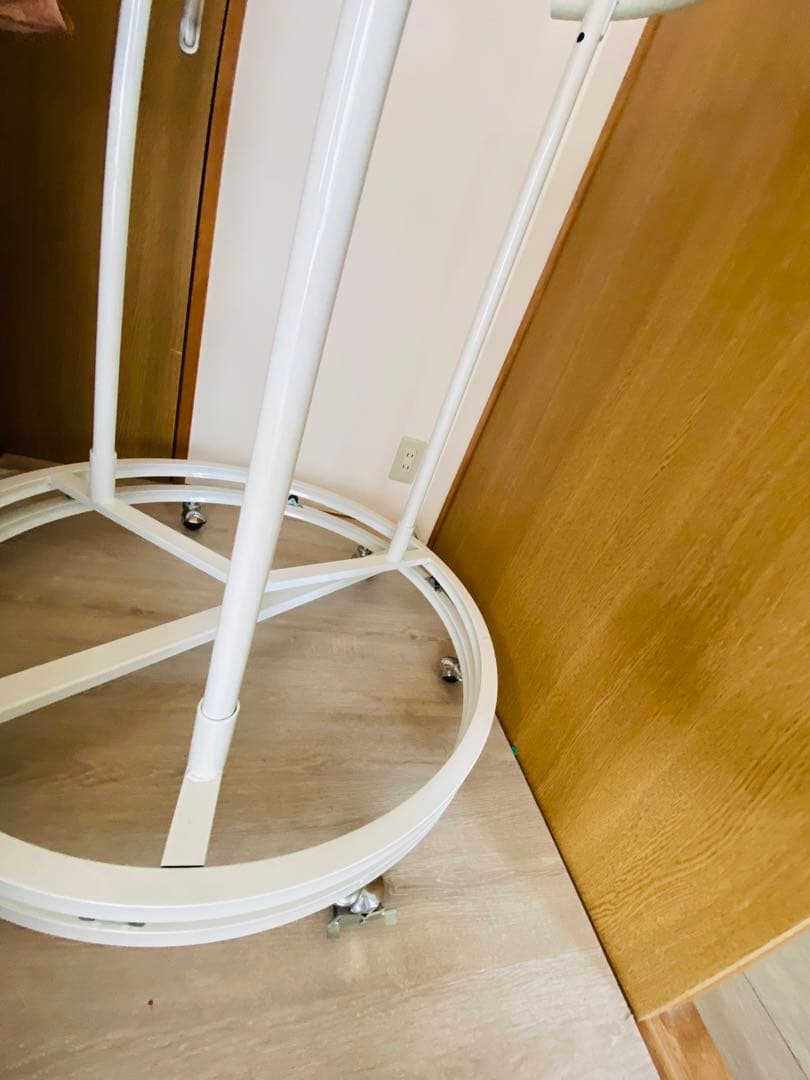 ◾️美品　回転ハンガーラック　総耐荷重100kg ラウンドハンガー 洋服ラック