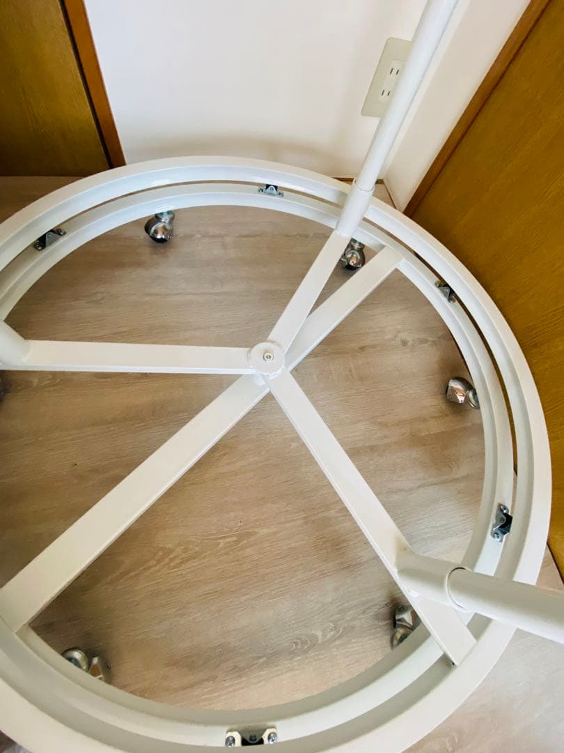 ◾️美品　回転ハンガーラック　総耐荷重100kg ラウンドハンガー 洋服ラック