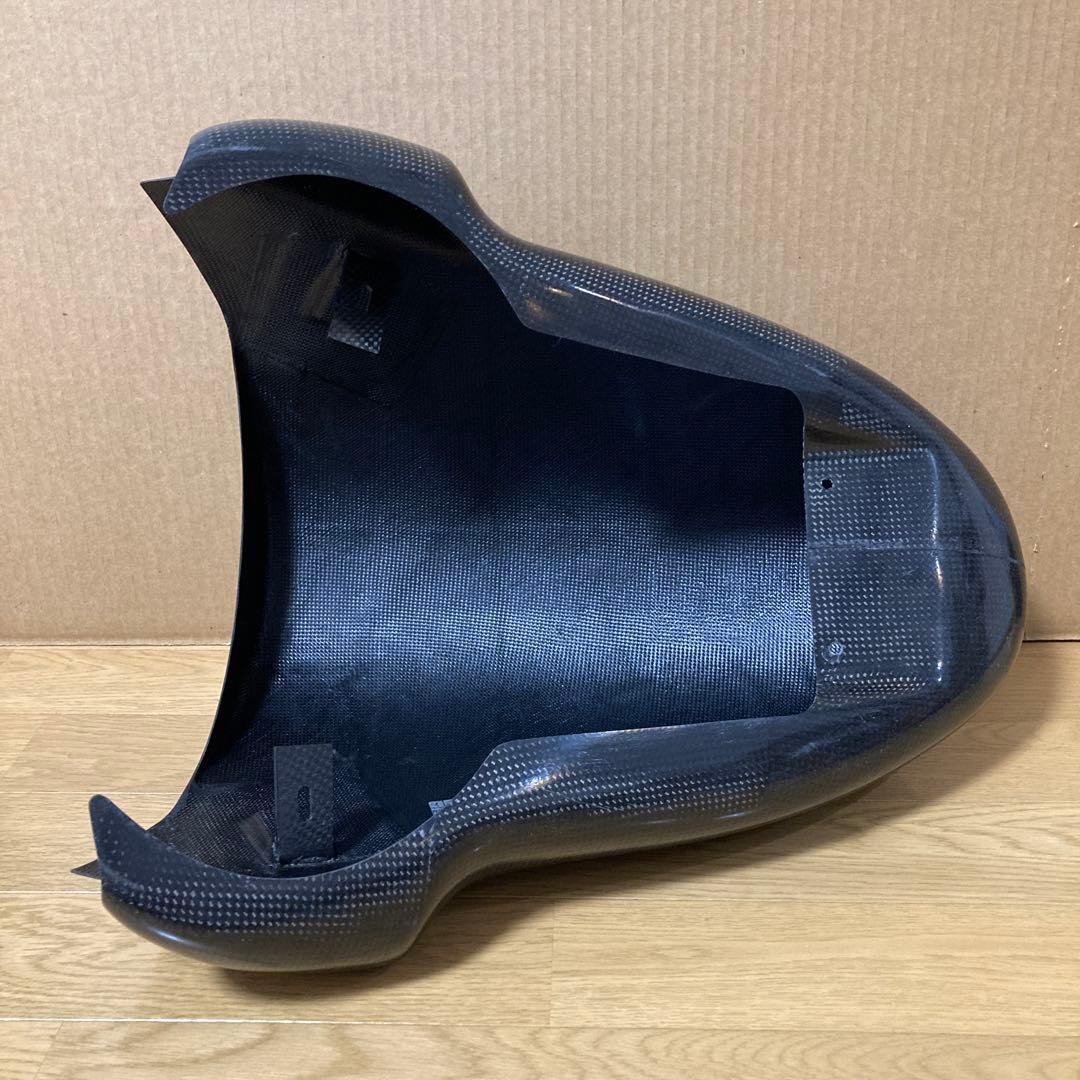 カーボンファイバー ブラック レーシングシングルシートカウル
