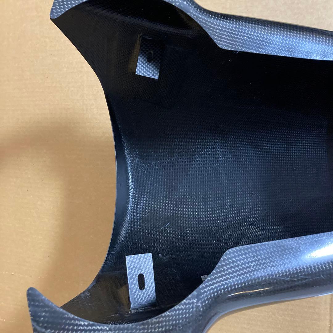 カーボンファイバー ブラック レーシングシングルシートカウル